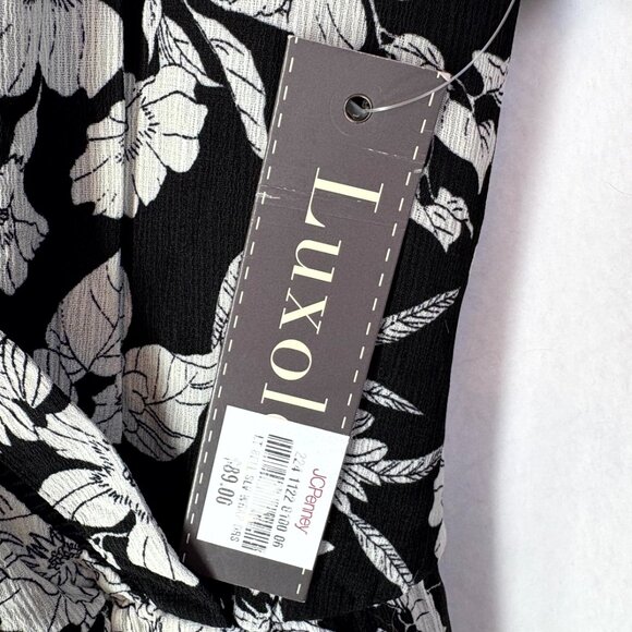 NWT Luxology Floral Faux Wrap Dress - Picture 4 of 7